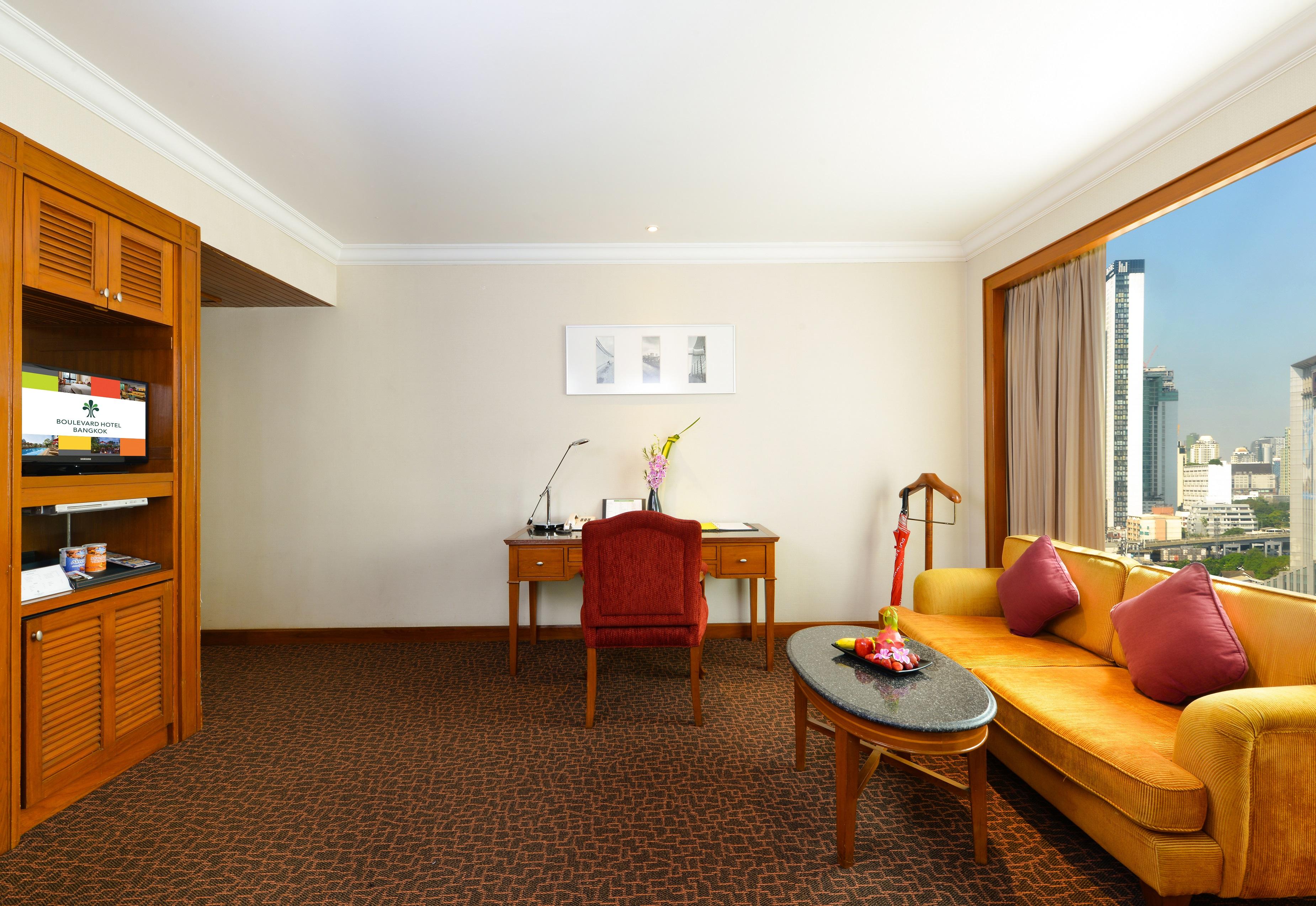 Nh Bangkok Sukhumvit Boulevard Exterior foto A suite at the hotel